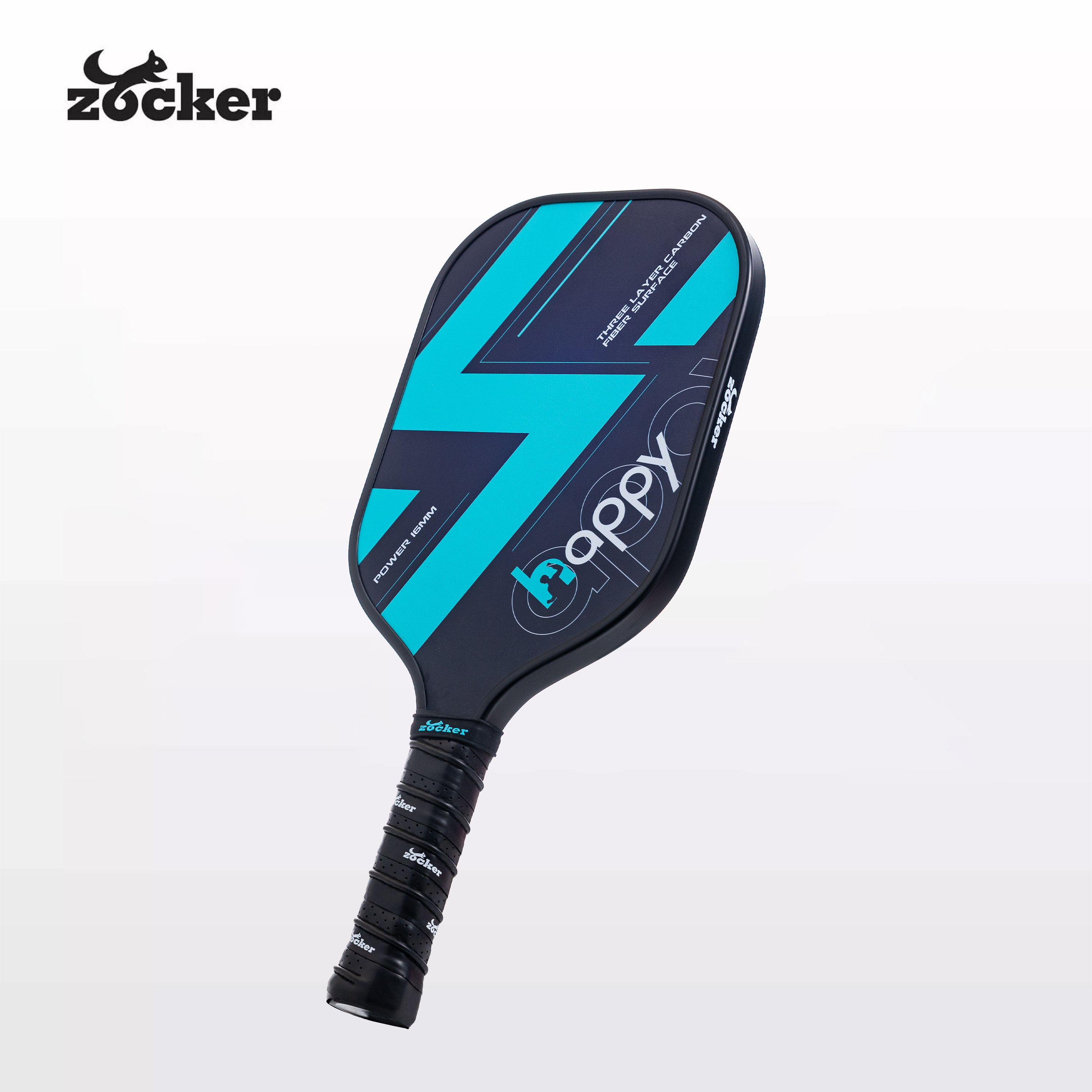 Vợt Pickleball Zocker Happy HP1 Standard Black