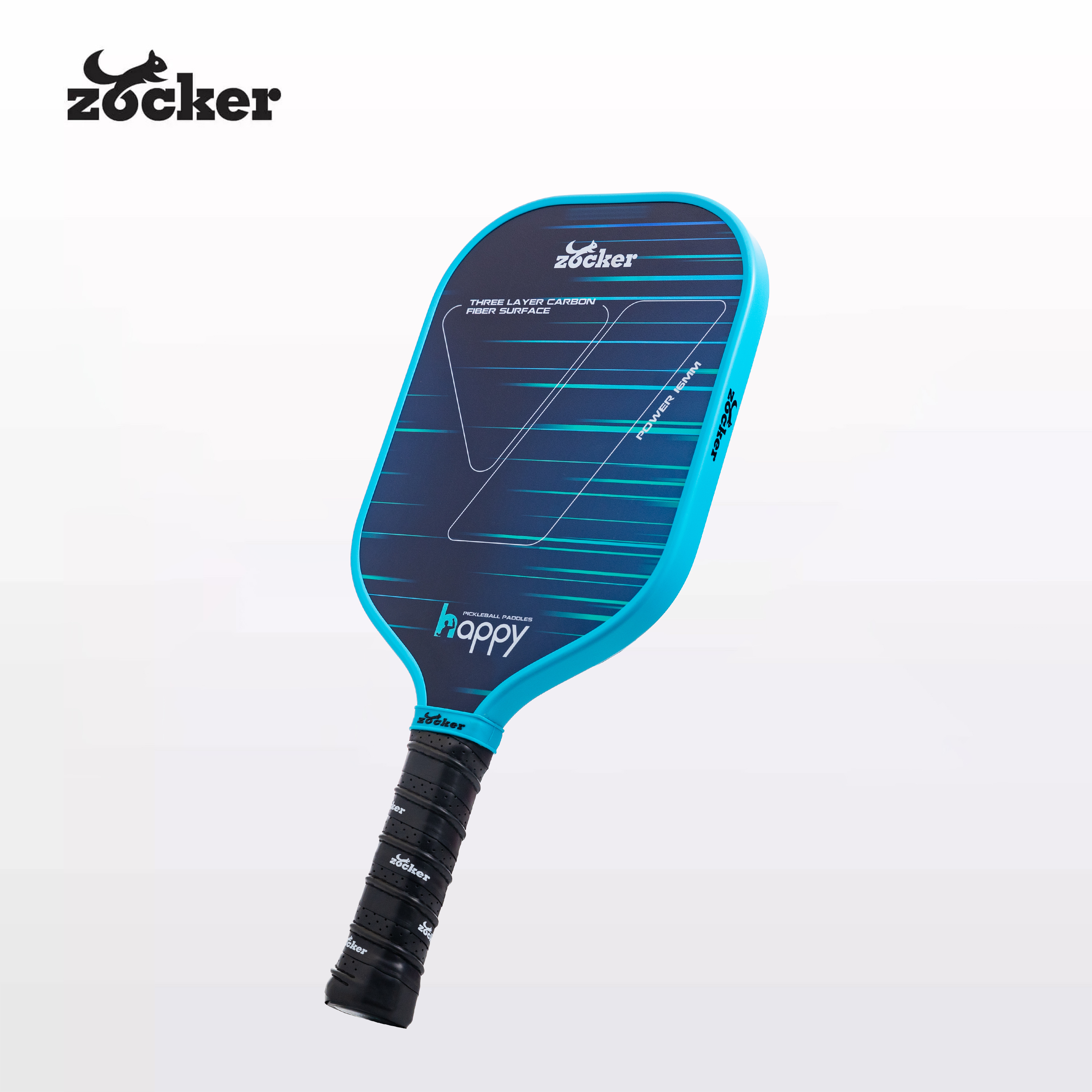 Vợt Pickleball Zocker Happy HP1 Standard Blue