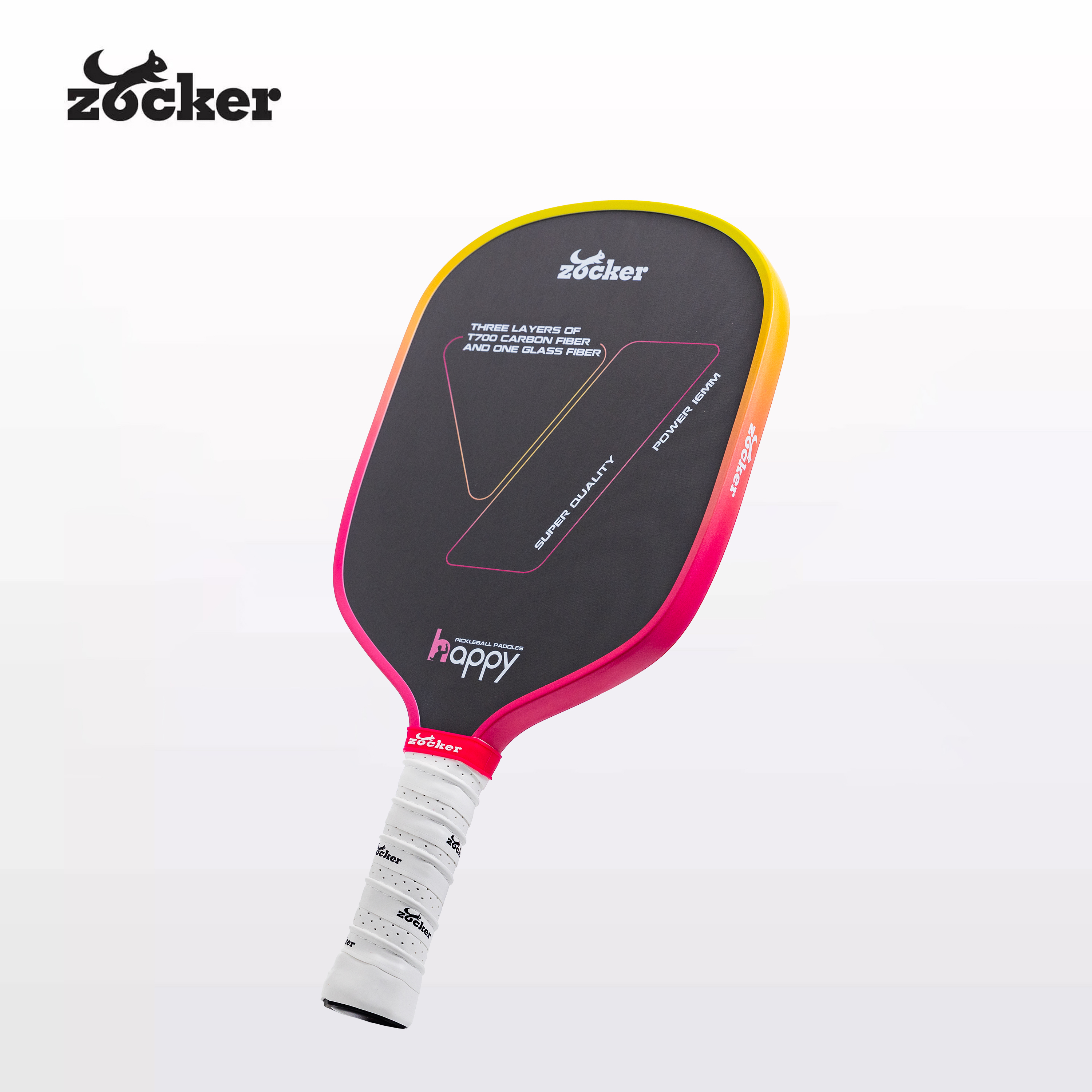 Vợt Pickleball Zocker Happy HP2 Super Quality Gradient